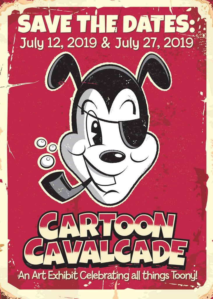 Cartoon Cavalcade Postcard Front