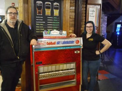 Mobile Art Machine at Elgin Public House