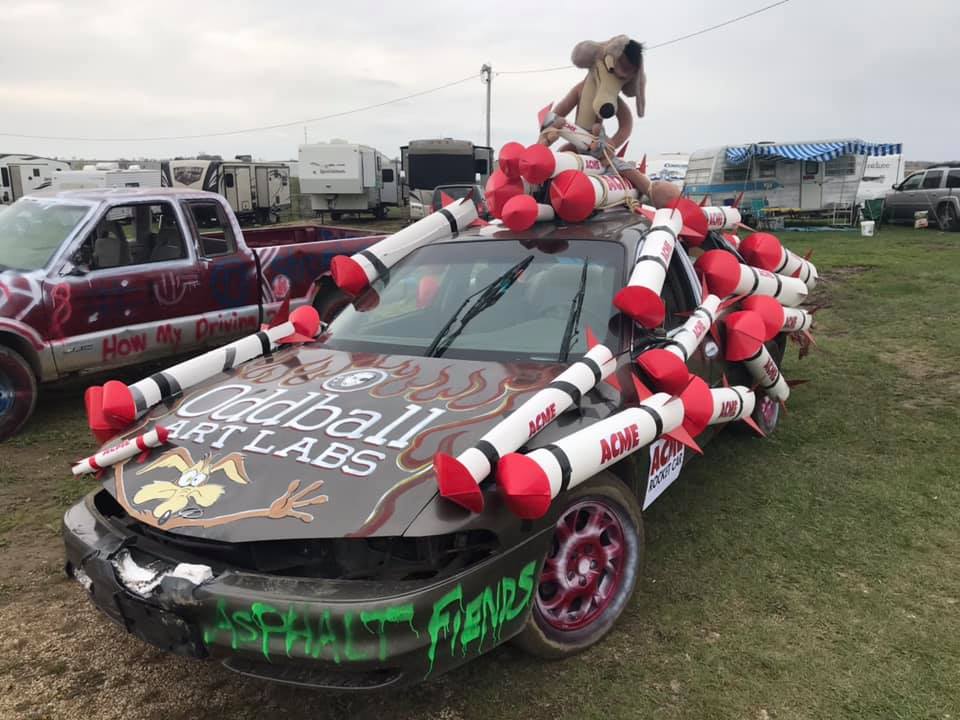 Oddball Art Labs Demolition Derby Car