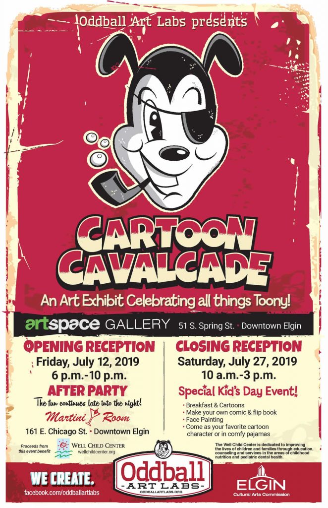 Cartoon Cavalcade Show Poster