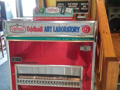 Oddball Art Labs Mobile Art Machine at Danny's on Douglas