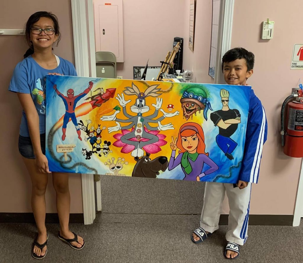 Cartoon Cavalcade Jam Painting Winners