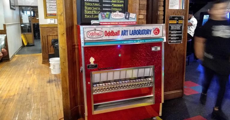 Mobile Art Machine at Elgin Public House