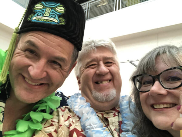 bruce bachelder chris palm and pam seatter at totally tiki 2022