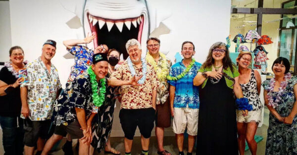 the oddball art labs team at totally tiki 2022