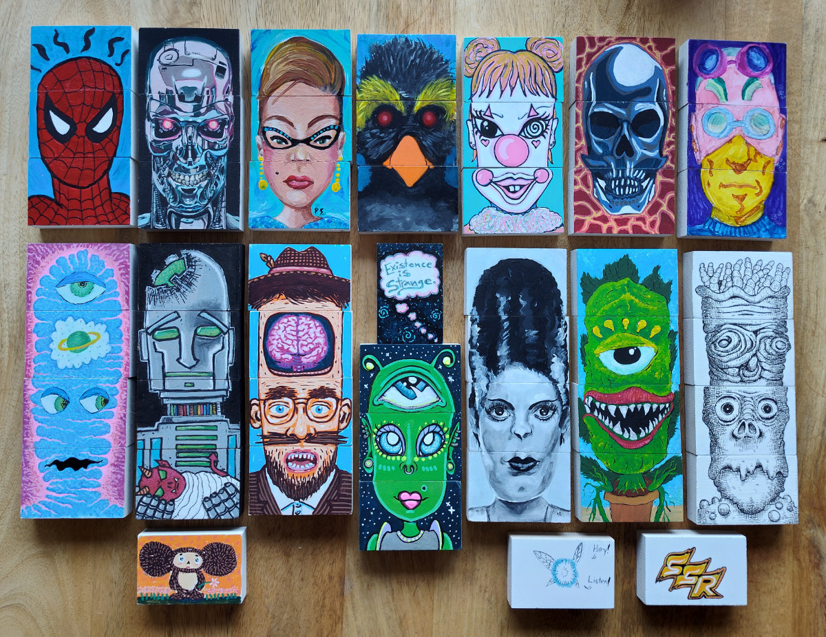 exquisite corpse blocks heads web