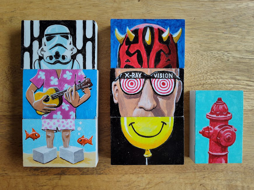 ken simonsen exquisite corpse blocks