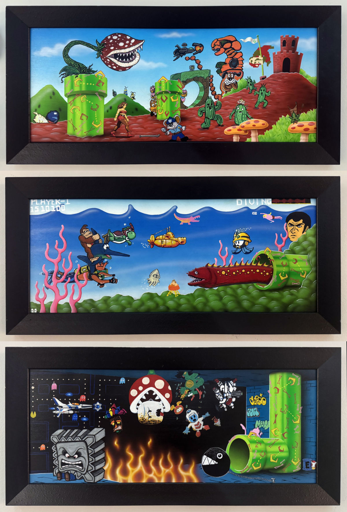 8 bit jam paints completed