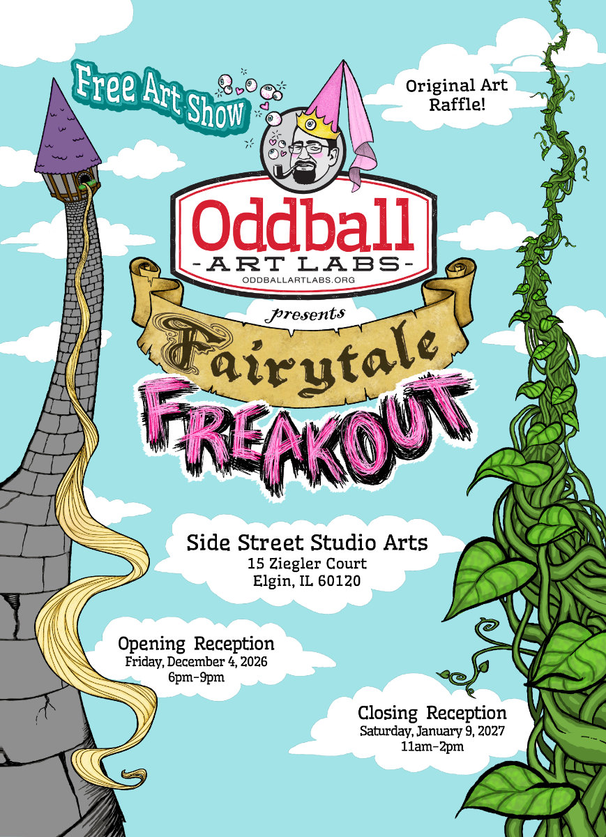 fairytale freakout postcard 5x7 front with bleed