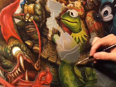 Inspiration for the day! The mastery of Greg “Craola” Simkins